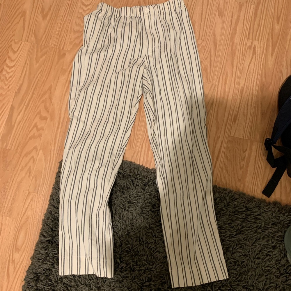 brandy/ john galt striped pants